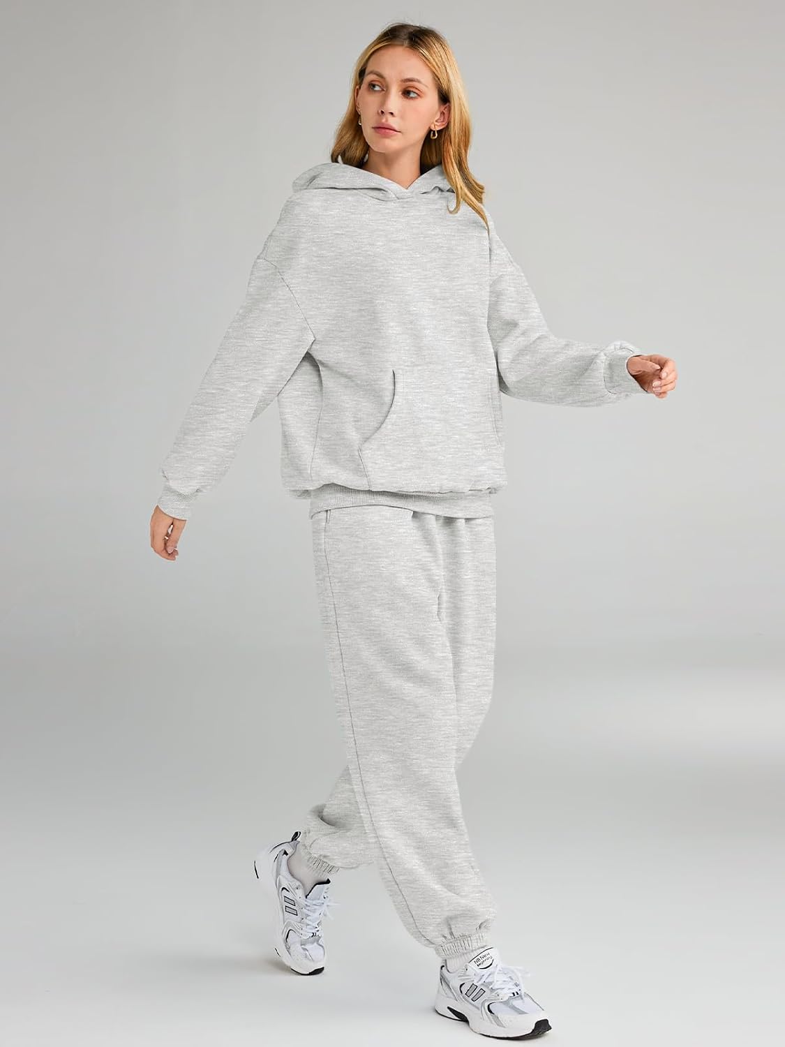AUTOMET Womens 2 Piece Outfits Lounge Hoodie Sweatsuit Sets Oversized Sweatshirt Baggy Fall Fashion Sweatpants with Pockets