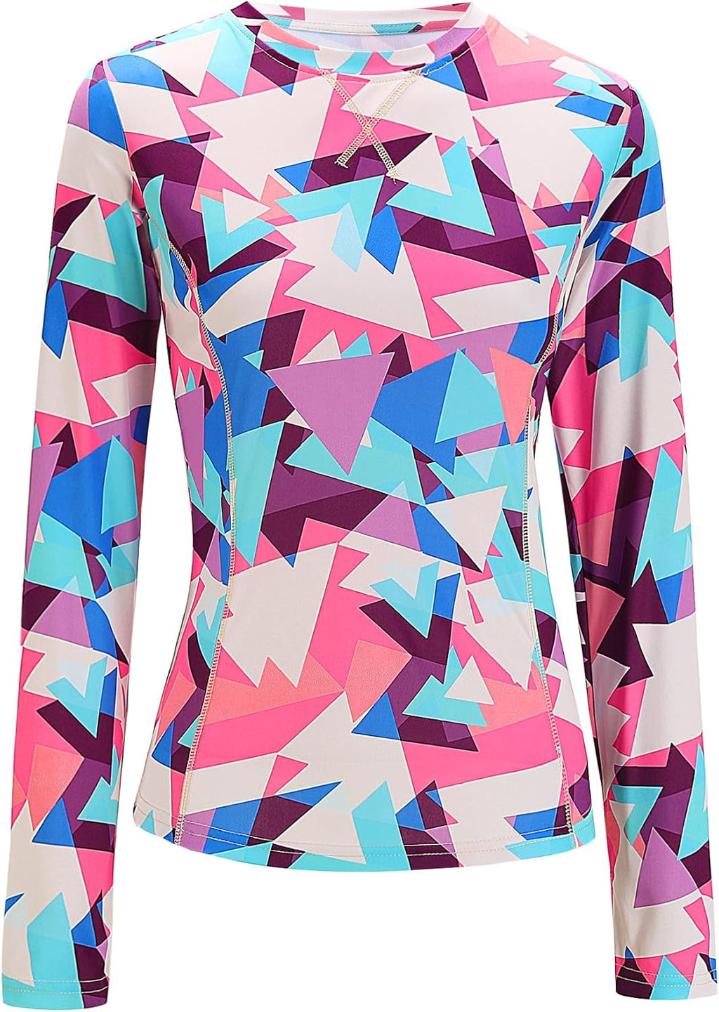 Avoogue Women UPF 50+ UV Shirts Long Sleeve with Thumb Holes Workout Sun Shirt Quick Dry Athletic Hiking Running Tops