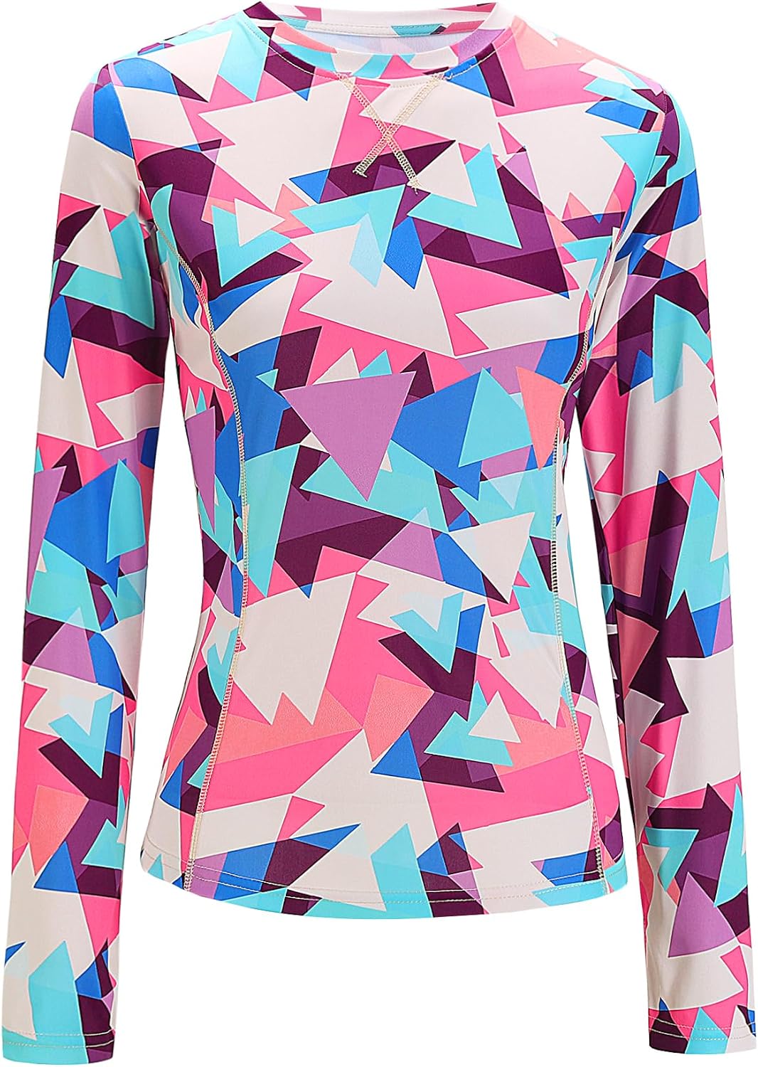 Avoogue Women UPF 50+ UV Shirts Long Sleeve with Thumb Holes Workout Sun Shirt Quick Dry Athletic Hiking Running Tops