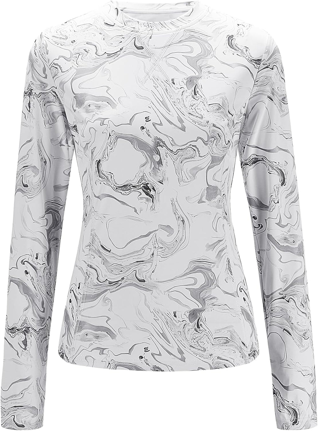 Avoogue Women UPF 50+ UV Shirts Long Sleeve with Thumb Holes Workout Sun Shirt Quick Dry Athletic Hiking Running Tops
